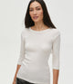 SHINE 3/4 SLEEVE DORA TEE