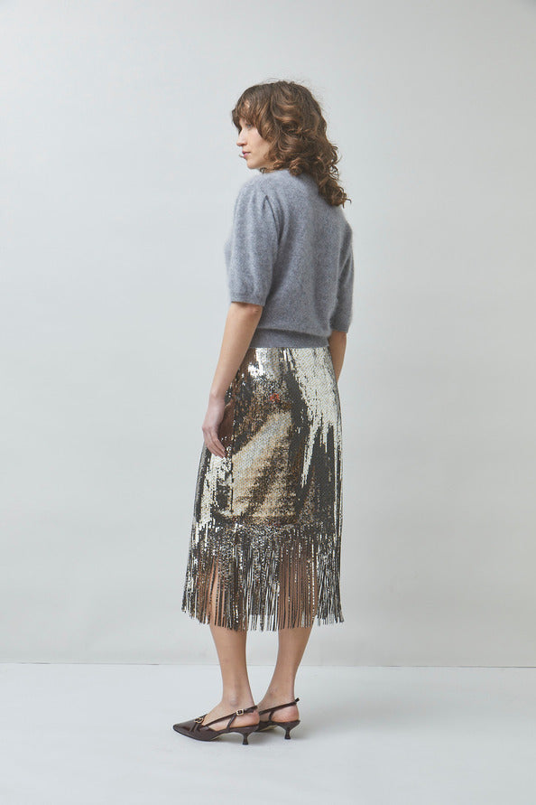 FOX SEQUIN SKIRT