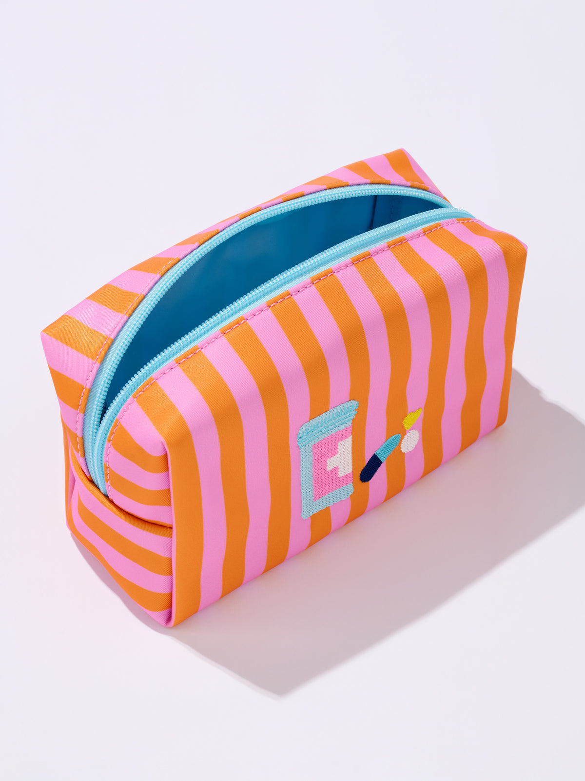 PILLS SMALL ZIP POUCH PINK