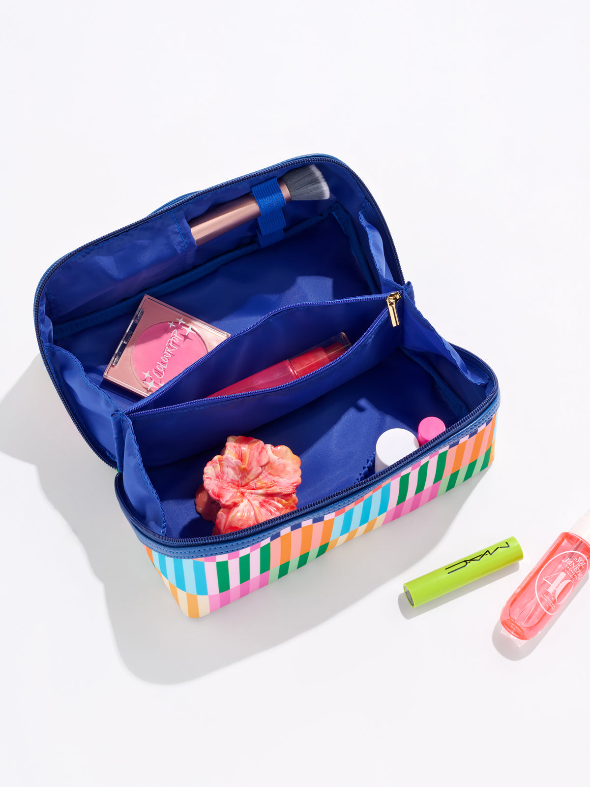 MOTLEY COSMETIC ZIP POUCH MULTI