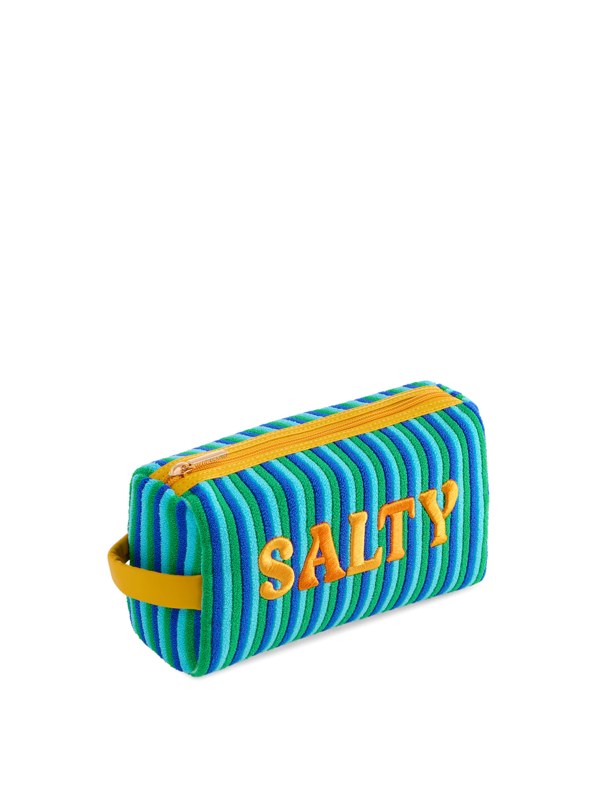 SALTY SMALL ZIP POUCH BLUE
