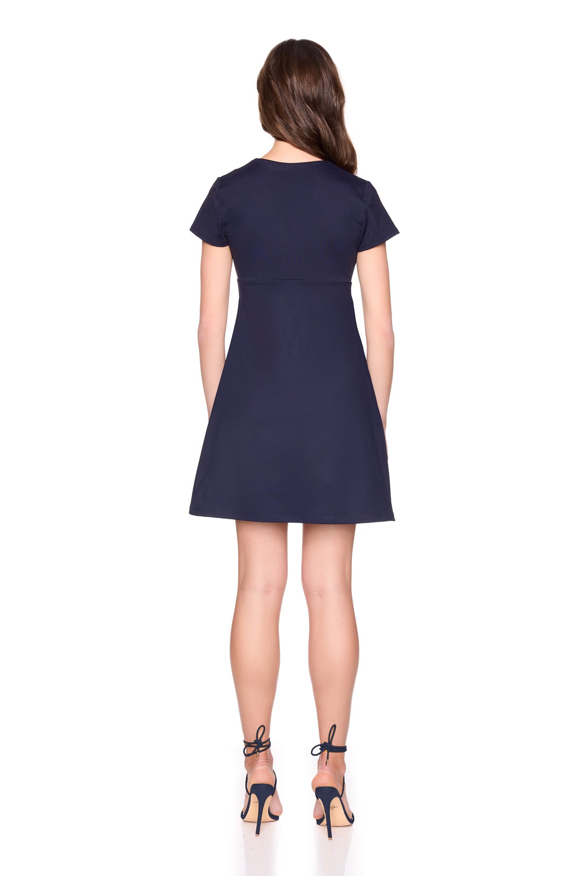 SS VNECK ALINE DRESS