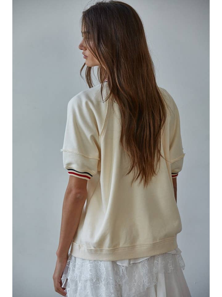 COTTON SHORT SLEEVE CREW NECK