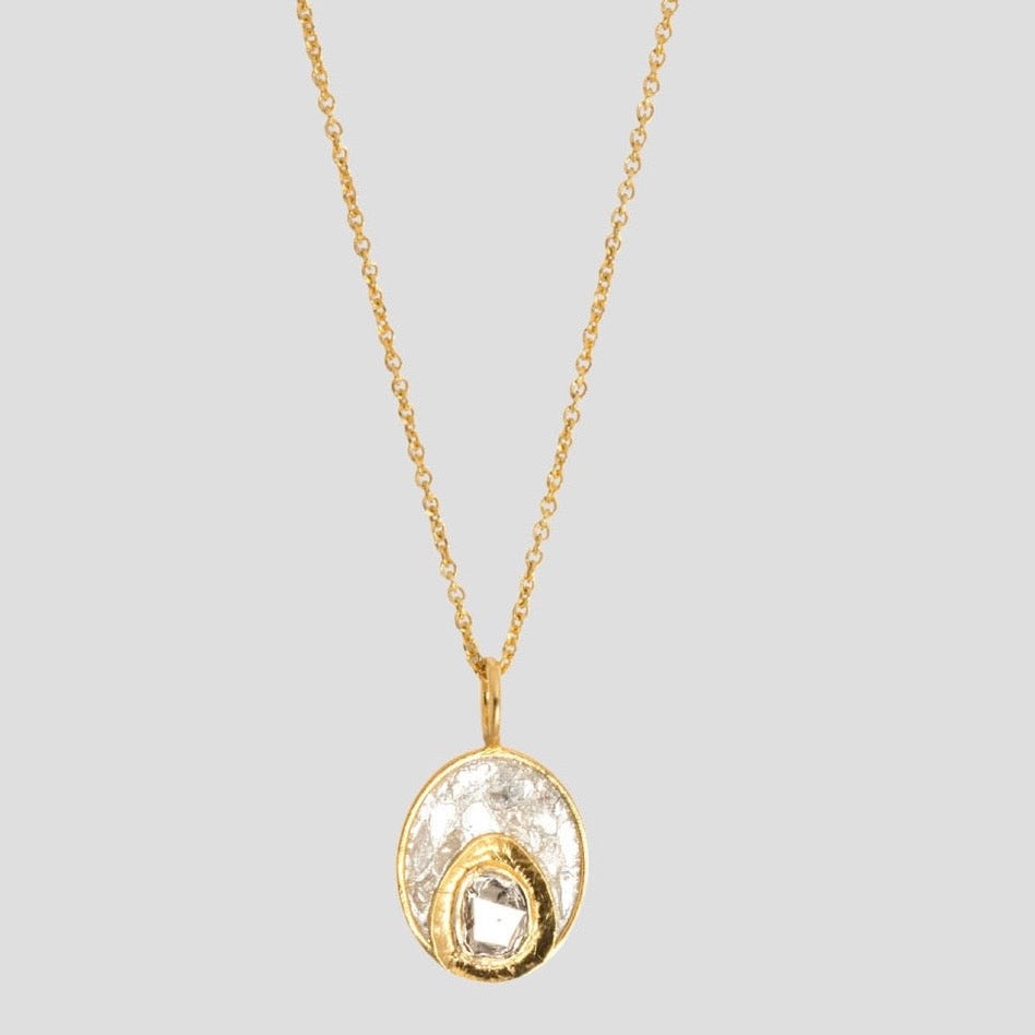OVAL POLKI CHARM