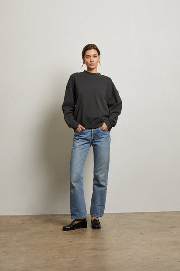 BLAKE FRENCH TERRY CREW NECK