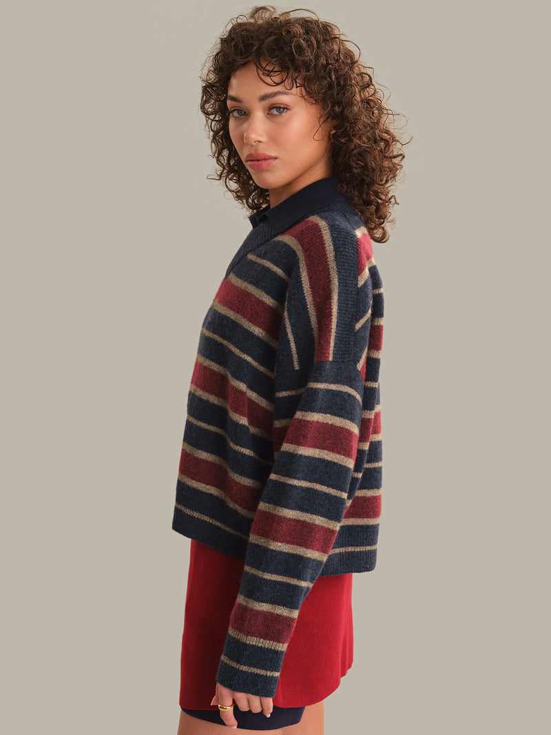 BEXLEY HIGH V CROPPED PULLOVER