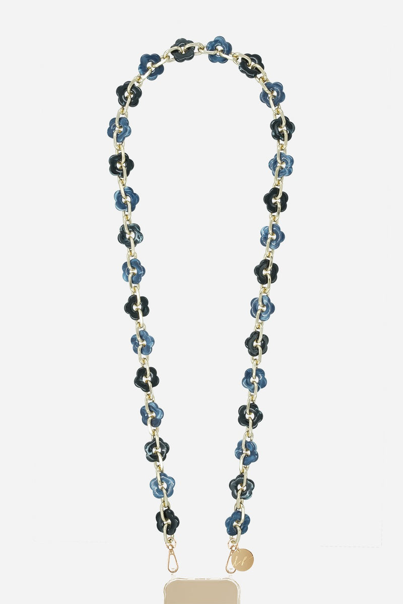 LCF CHAIN CASSY FLEURS BLEUES