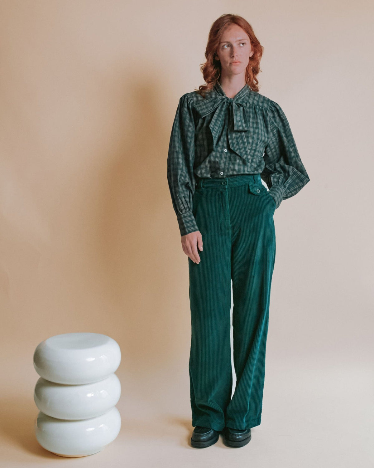 LAVALLIERE BLOUSE