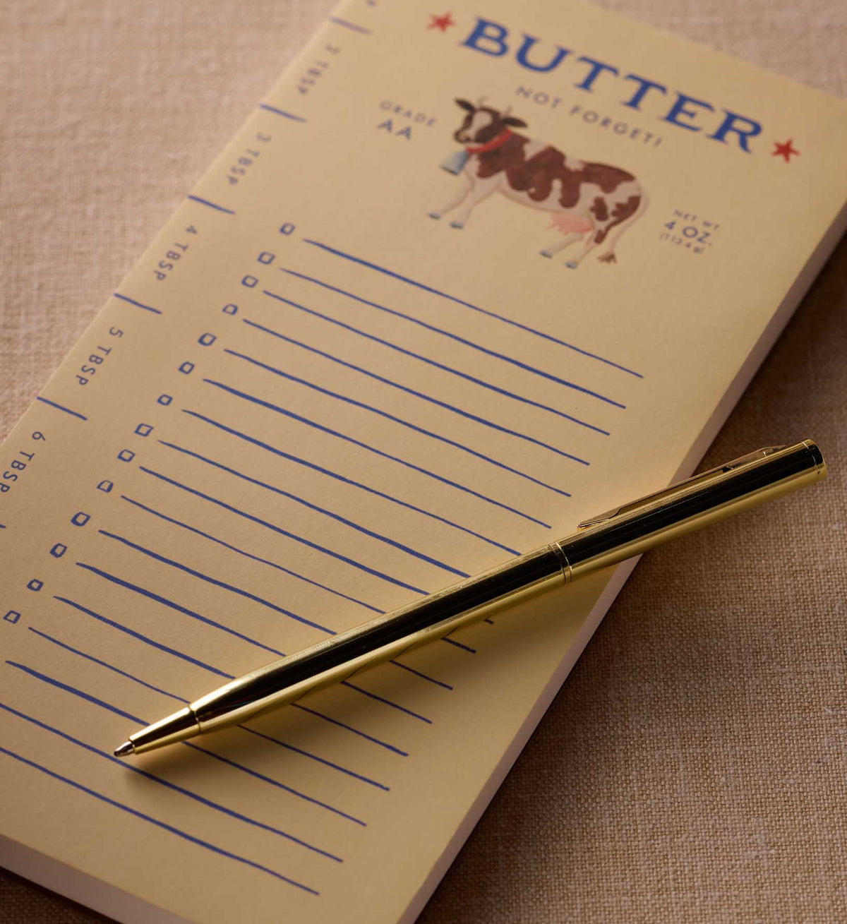 BUTTER NOT FORGETMARKET PAD