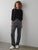 CASHMERE HIGH RIB CUFF CREWNECK