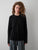 CASHMERE HIGH RIB CUFF CREWNECK