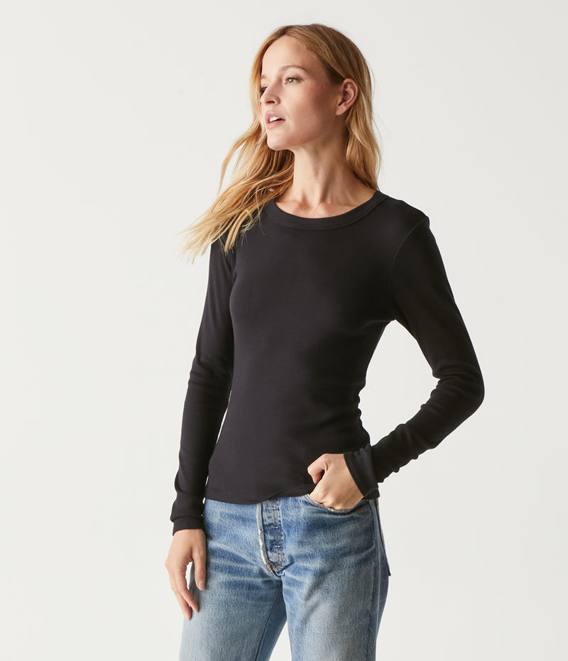 ZOLA LONG SLEEVE CREW TEE