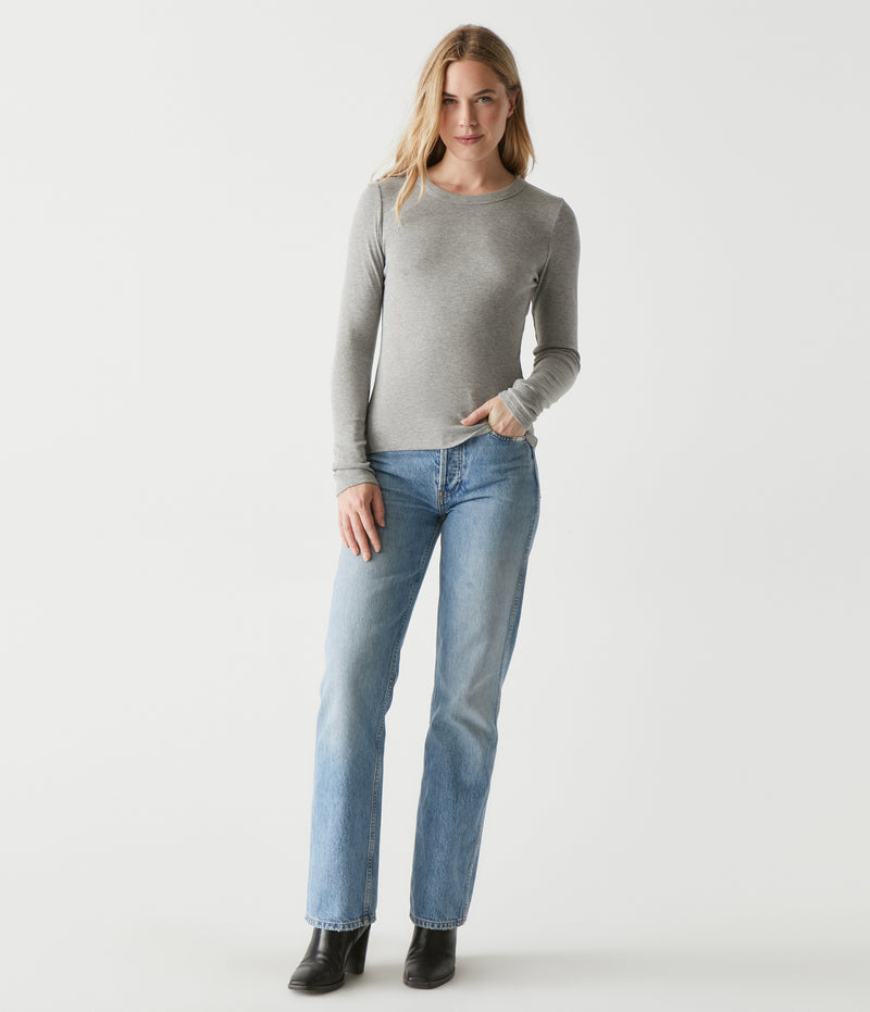 ZOLA LONG SLEEVE CREW TEE