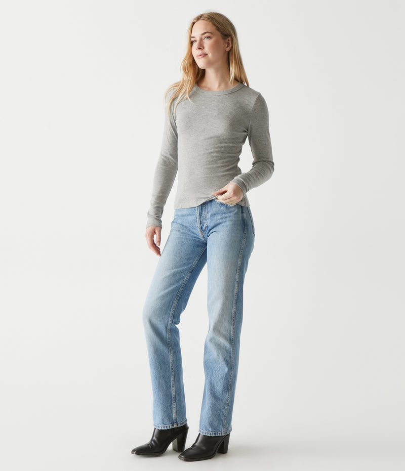 ZOLA LONG SLEEVE CREW TEE