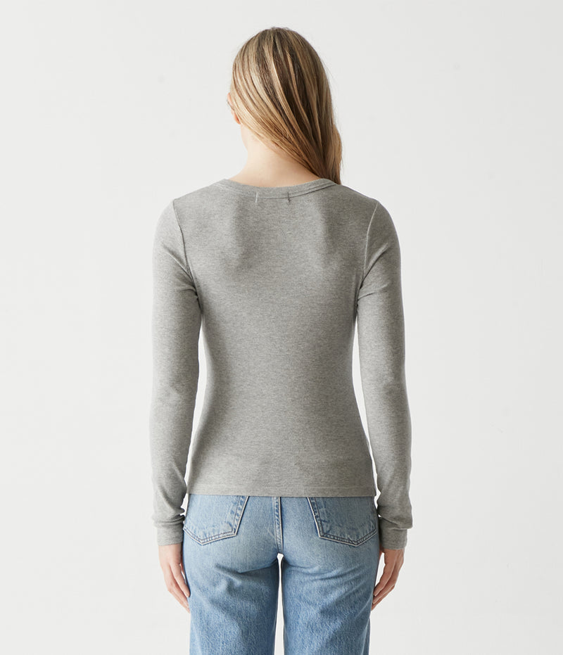 ZOLA LONG SLEEVE CREW TEE