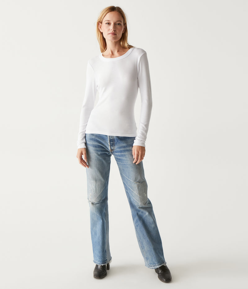 ZOLA LONG SLEEVE CREW TEE