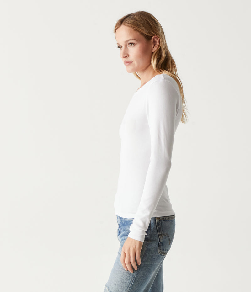 ZOLA LONG SLEEVE CREW TEE