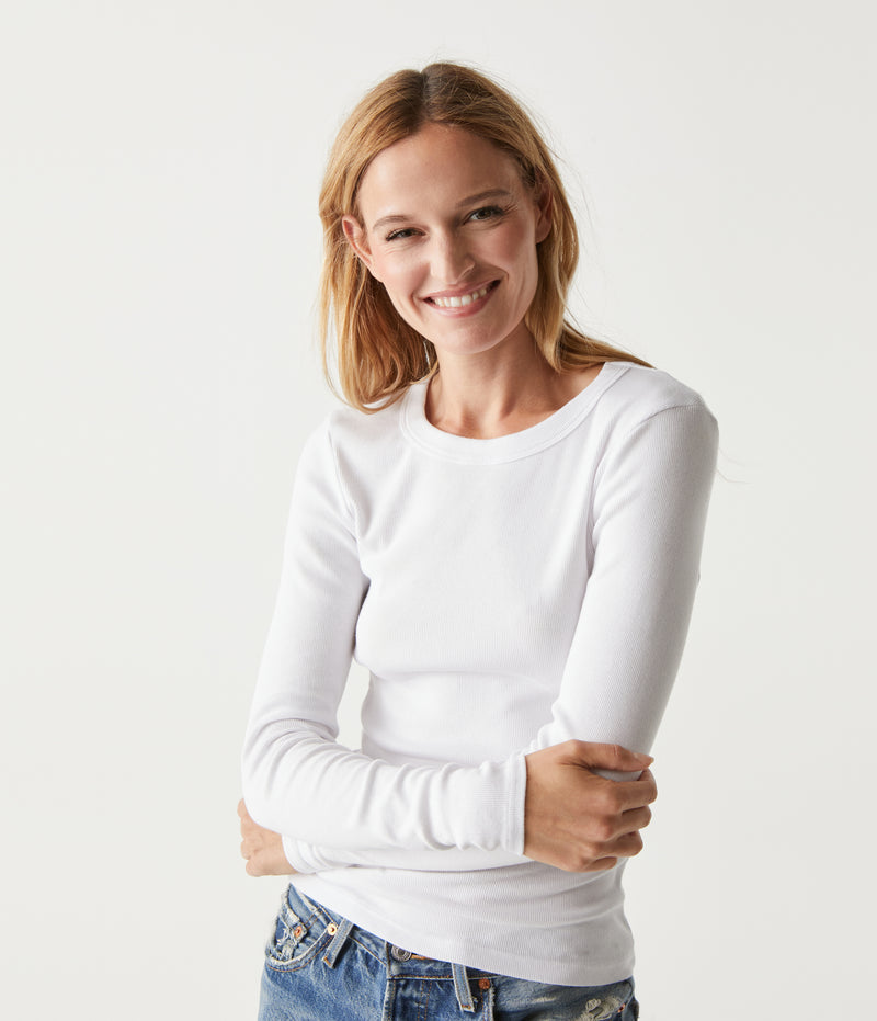ZOLA LONG SLEEVE CREW TEE