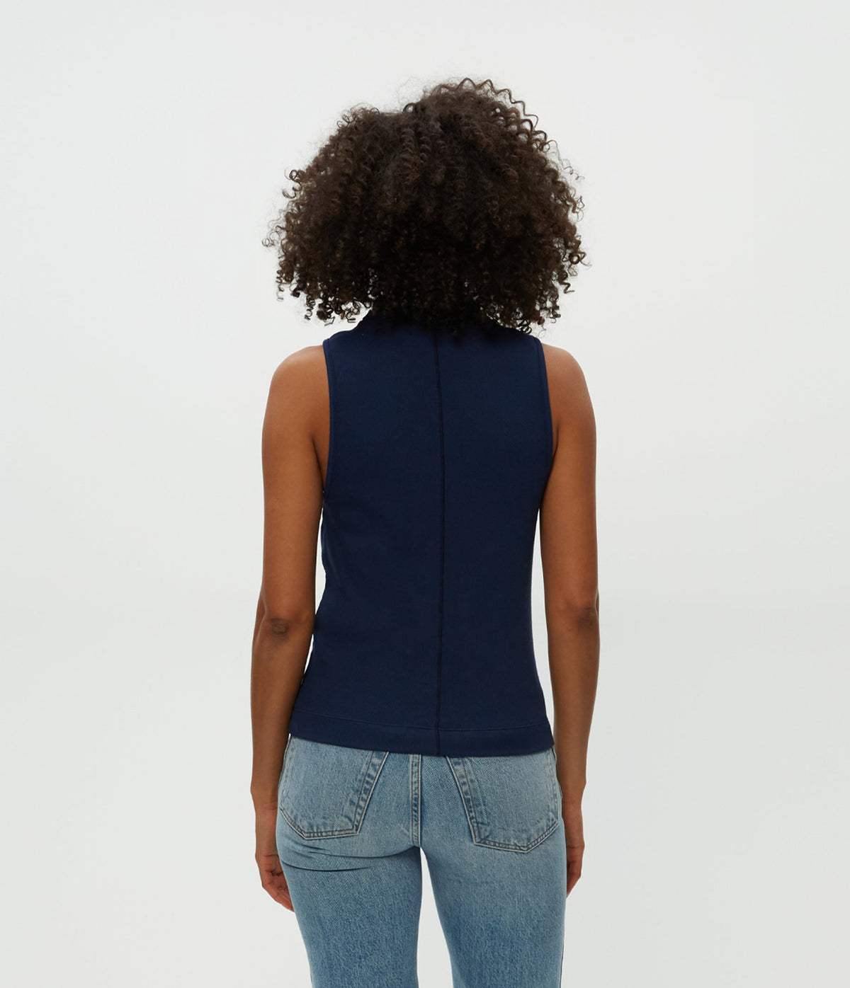 CHIARA DRAPE NECK TANK