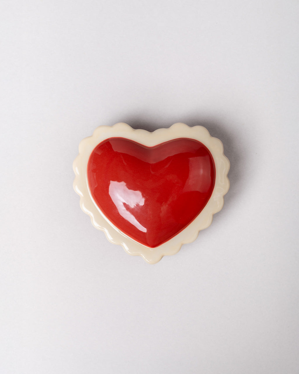 CERAMIC TRINKET BOX HEART