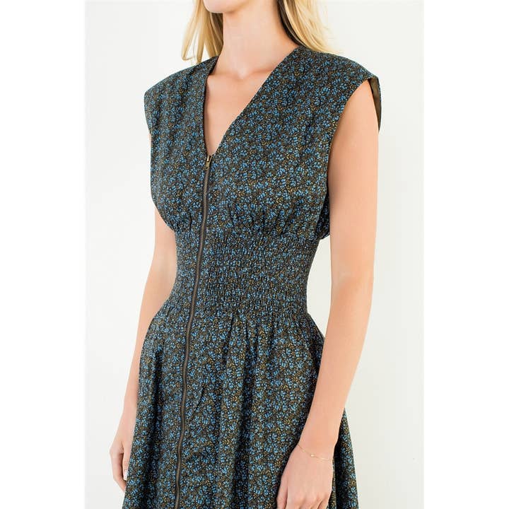 LONG ZIPPER DRESS