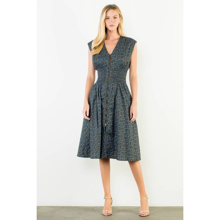 LONG ZIPPER DRESS