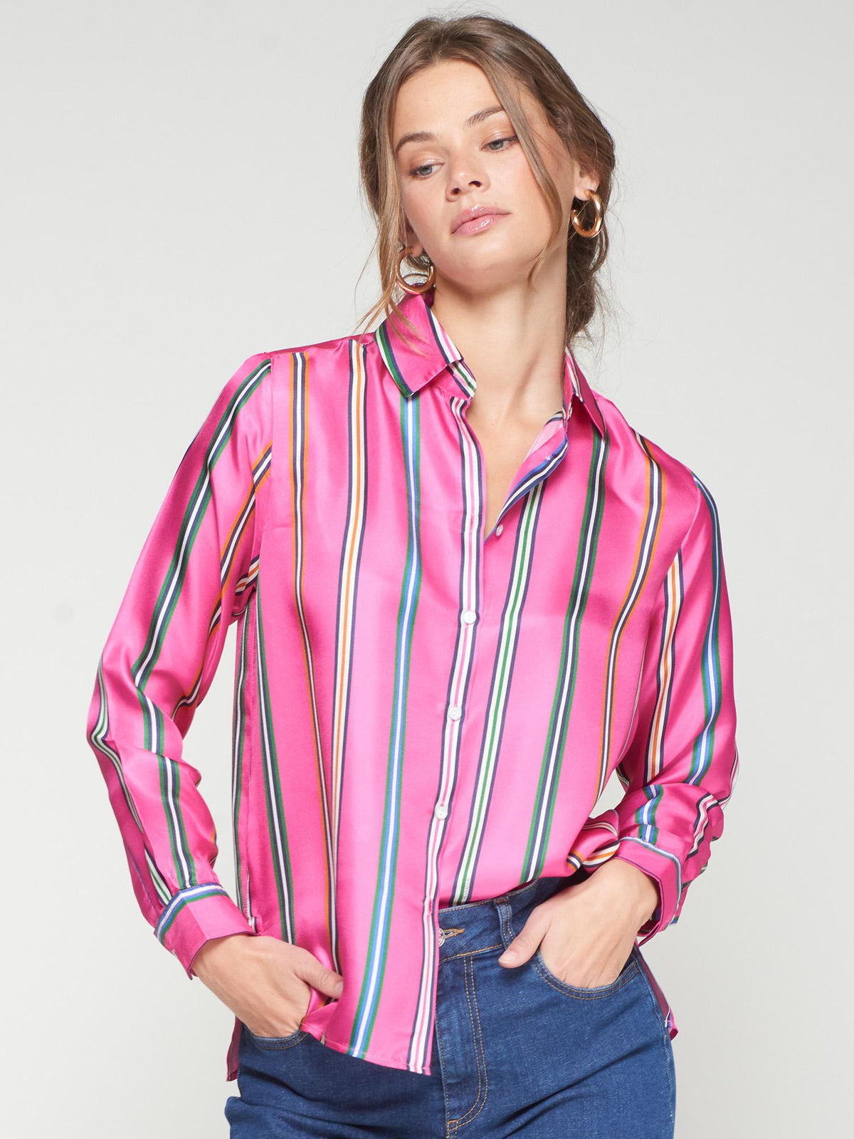 STRIPE BUTTON DOWN