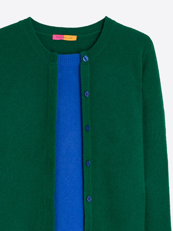 COMBO SWEATER CARDI