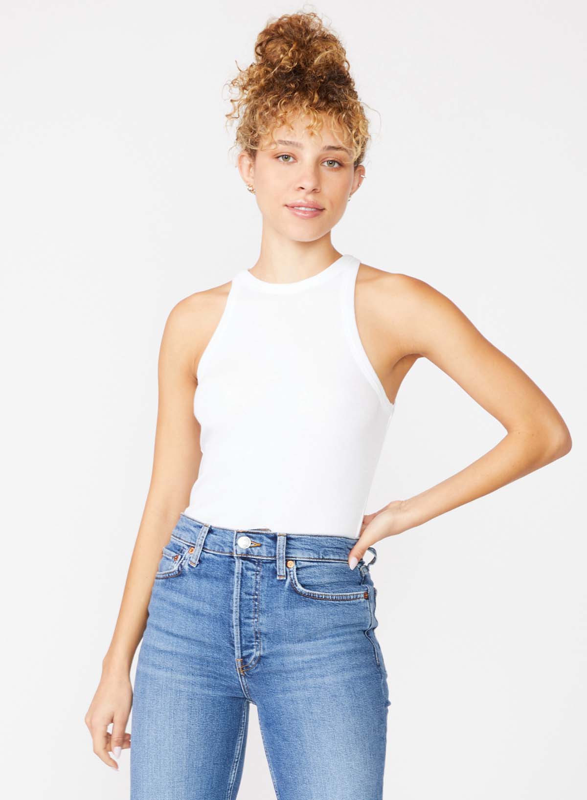 2X1 RIB HIGH NECK TANK