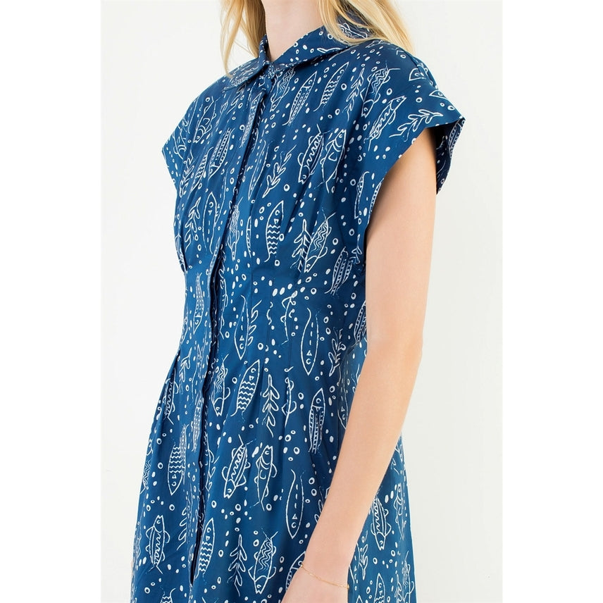 FISH PRINT DRESS
