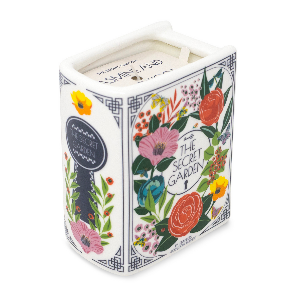 BOOK CANDLE SECRET GARDEN