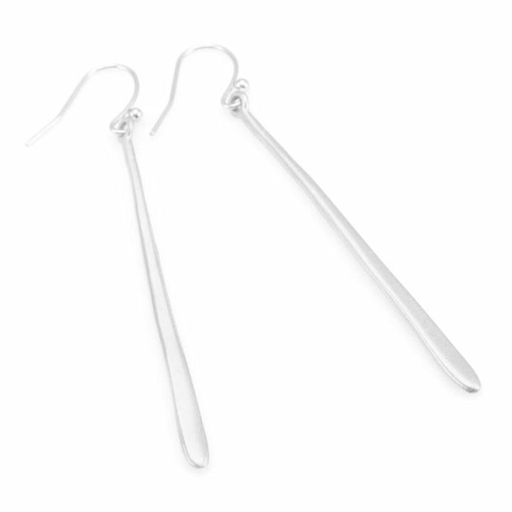 LONG STICK SILVER EARRING