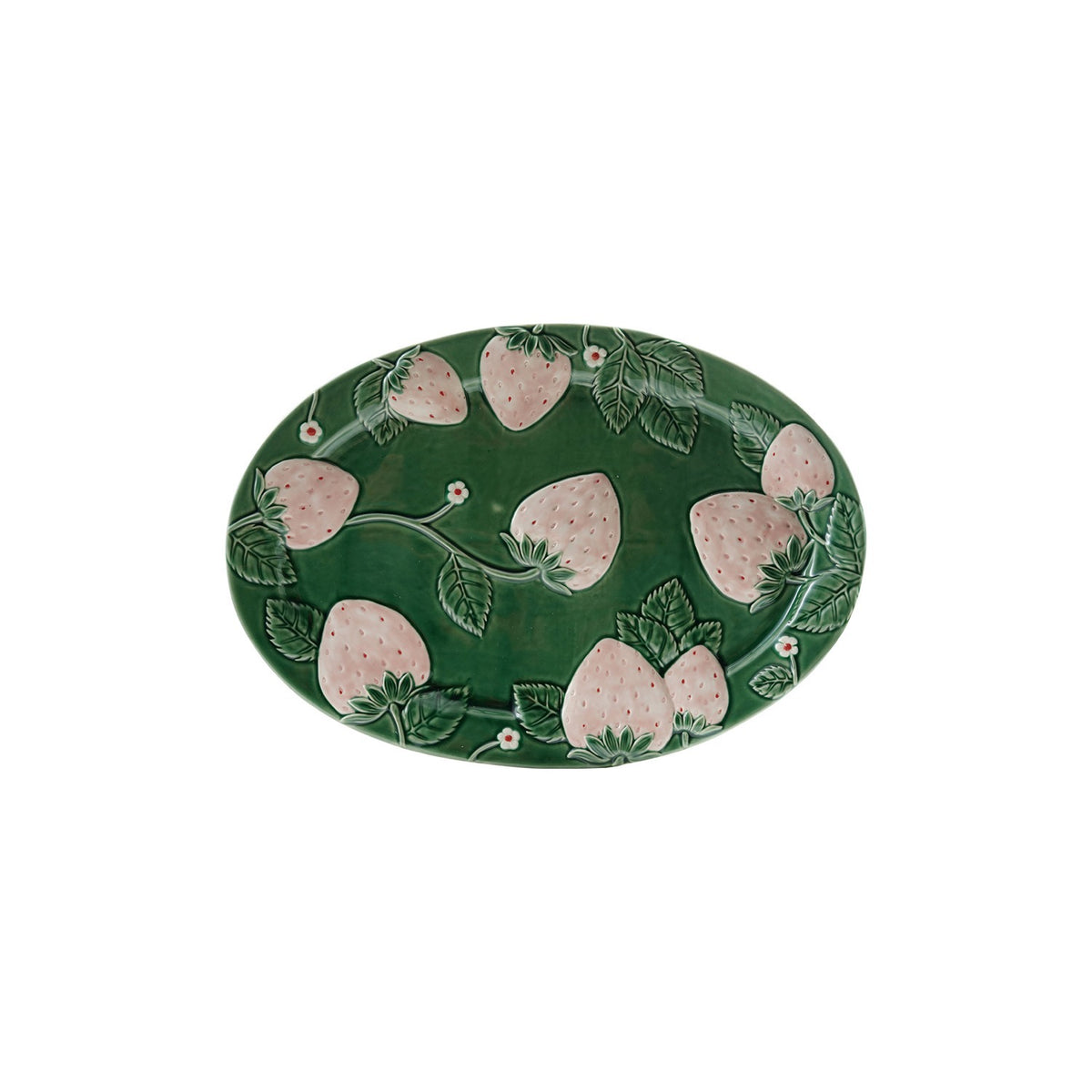 EMBOSSED STRAWBERRY PLATTER