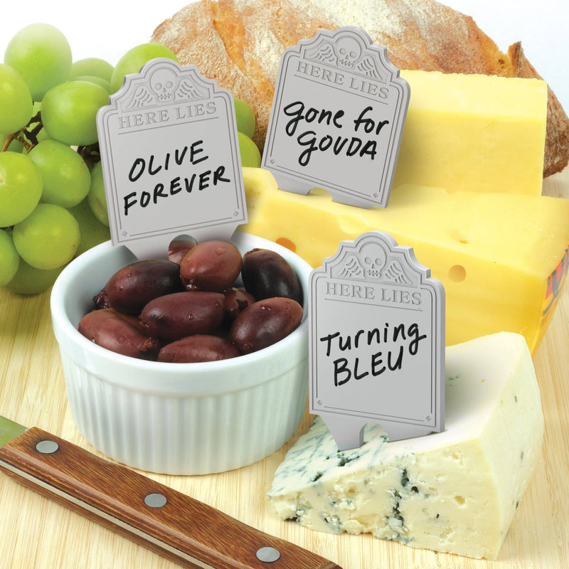 GRAVE MARKERS FOOD SIGNS