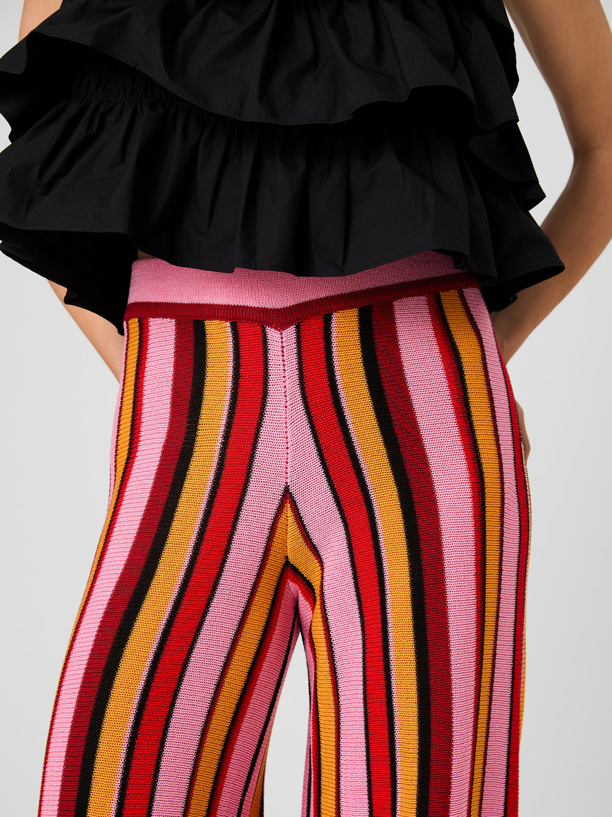 MOTLEY KNIT FLARE PANTS