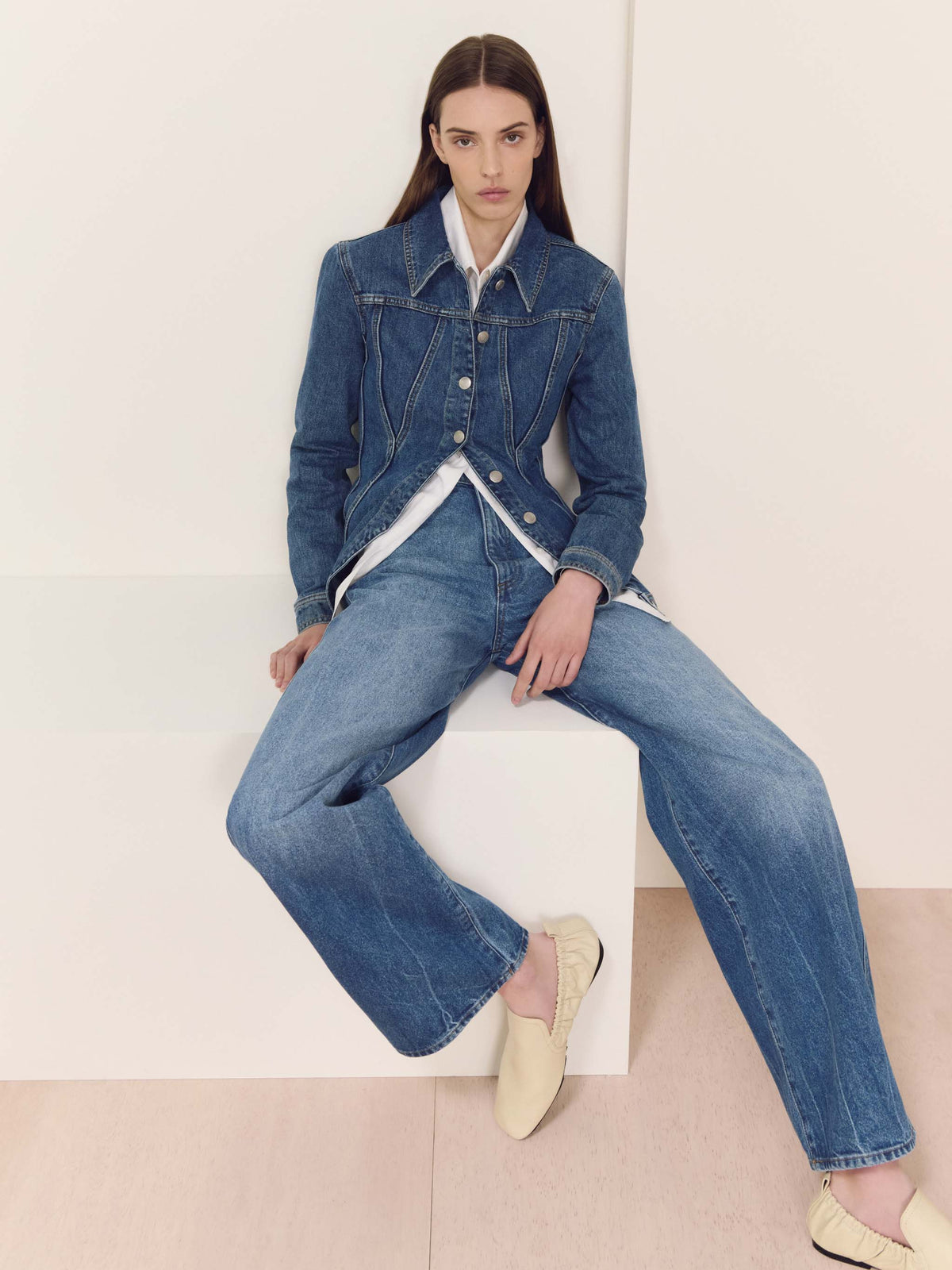 LONG SLEEVE PEPLUM JACKET