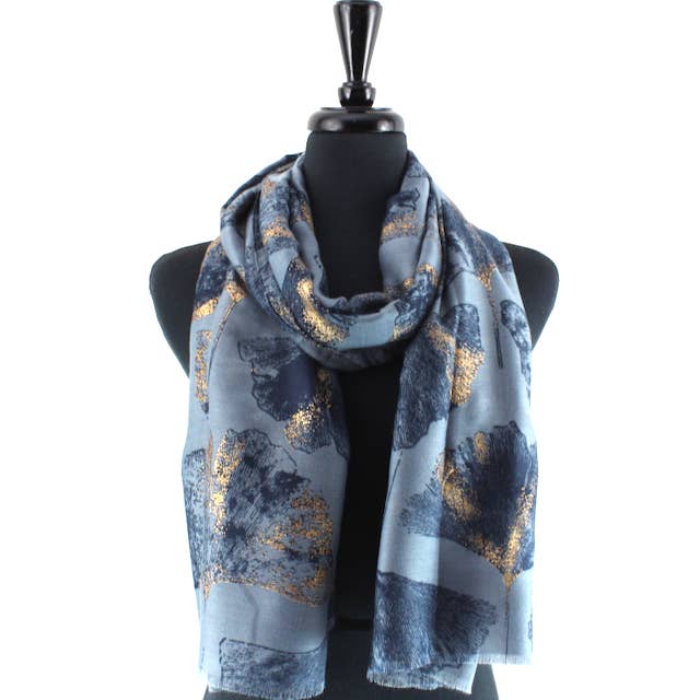 GINGKO LEAF SCARF
