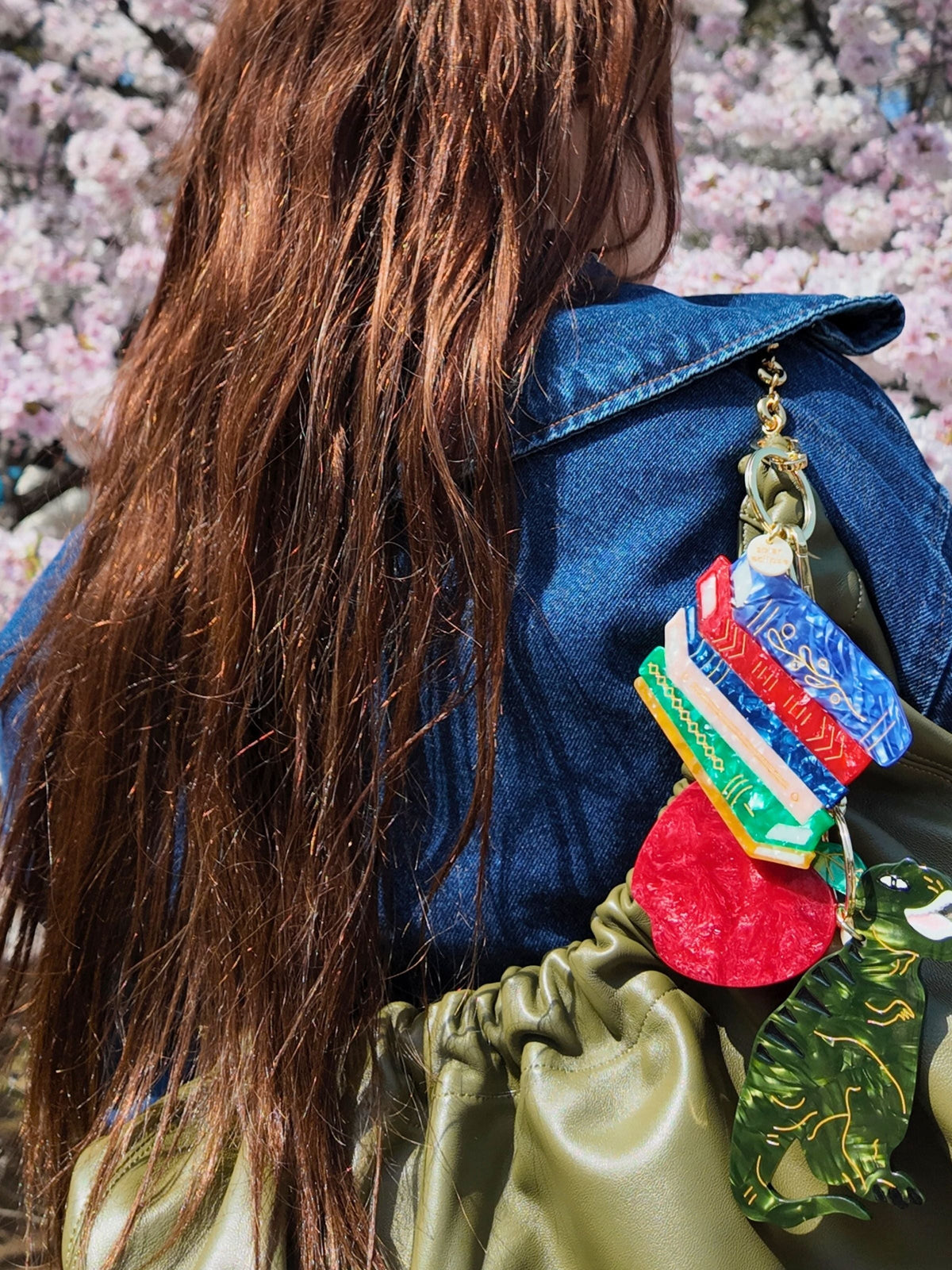 BOOK STACK BAG CHARM