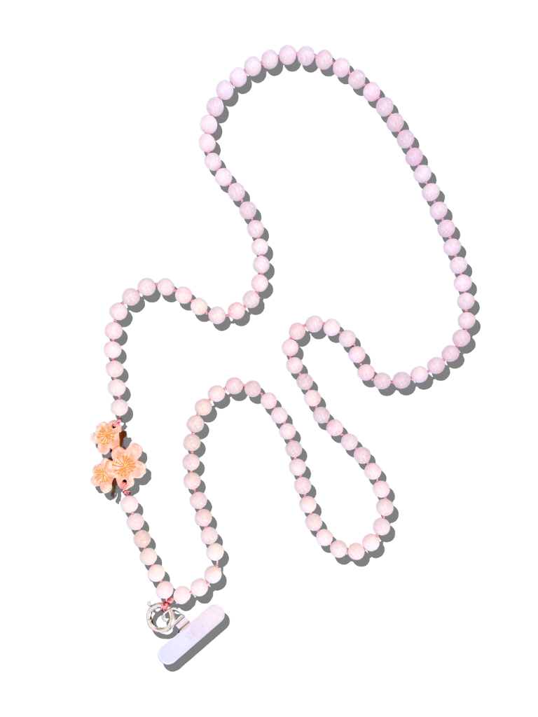 CHERRY BLOSSOM CROSSBODY PHONE CHAIN