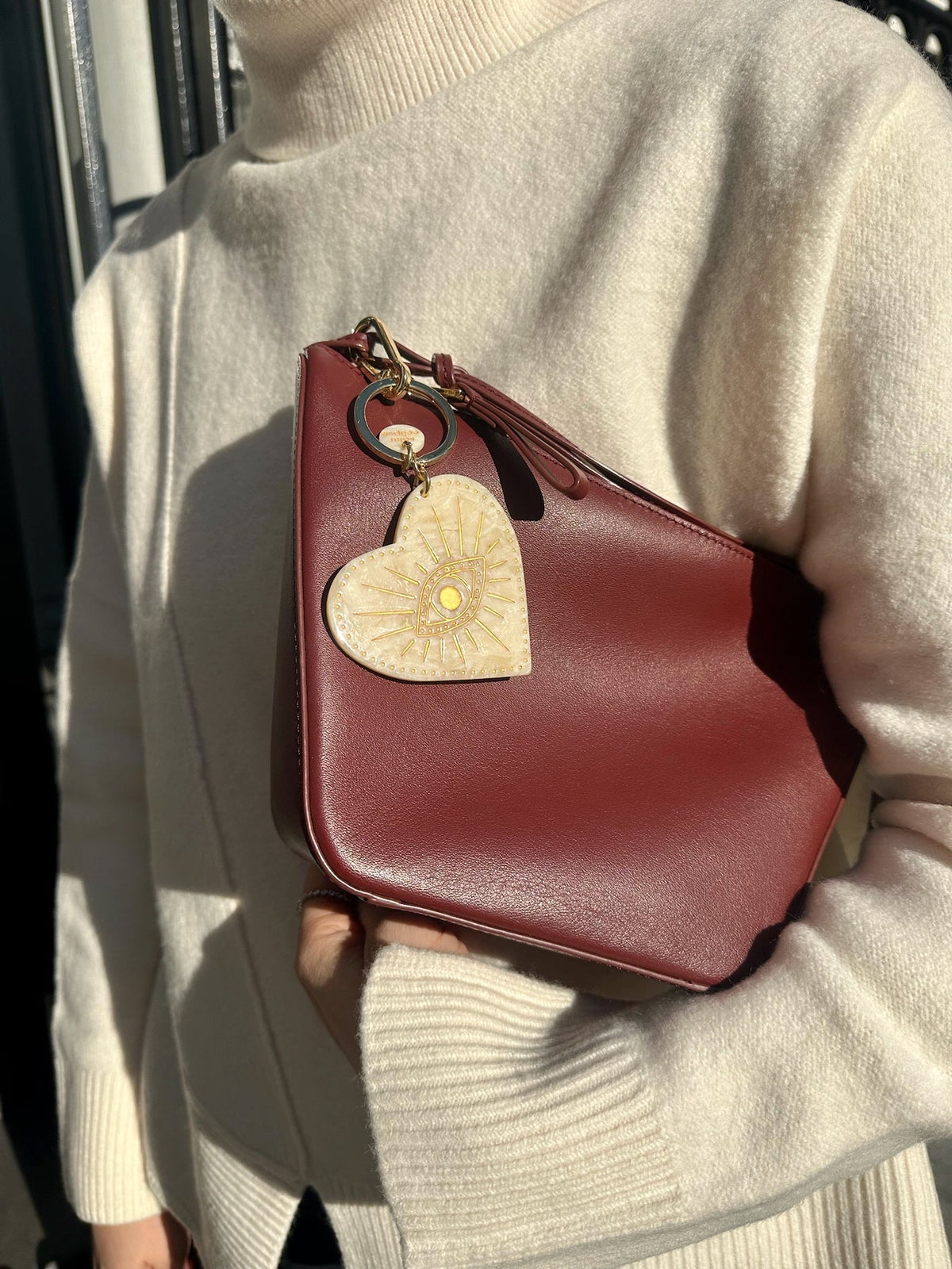 CELESTIAL HEART BAG CHARM