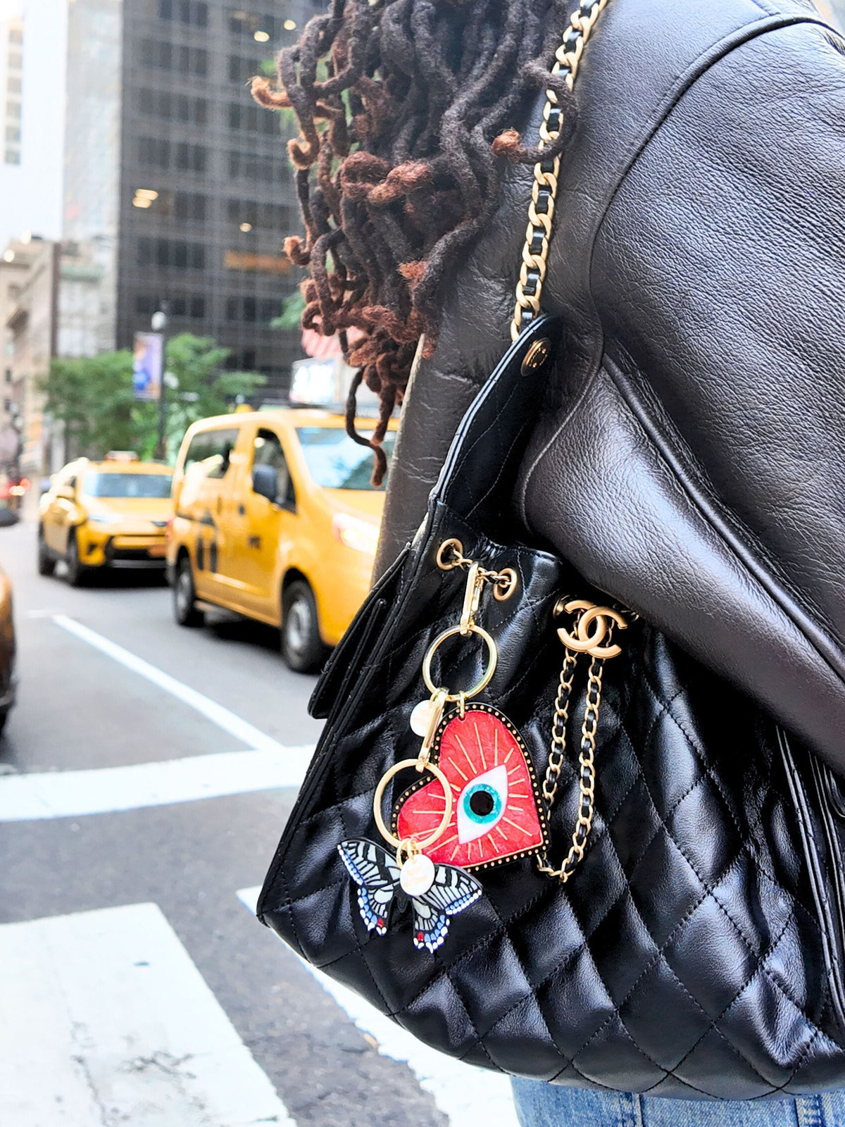 SWALLOWTAIL BAG CHARM