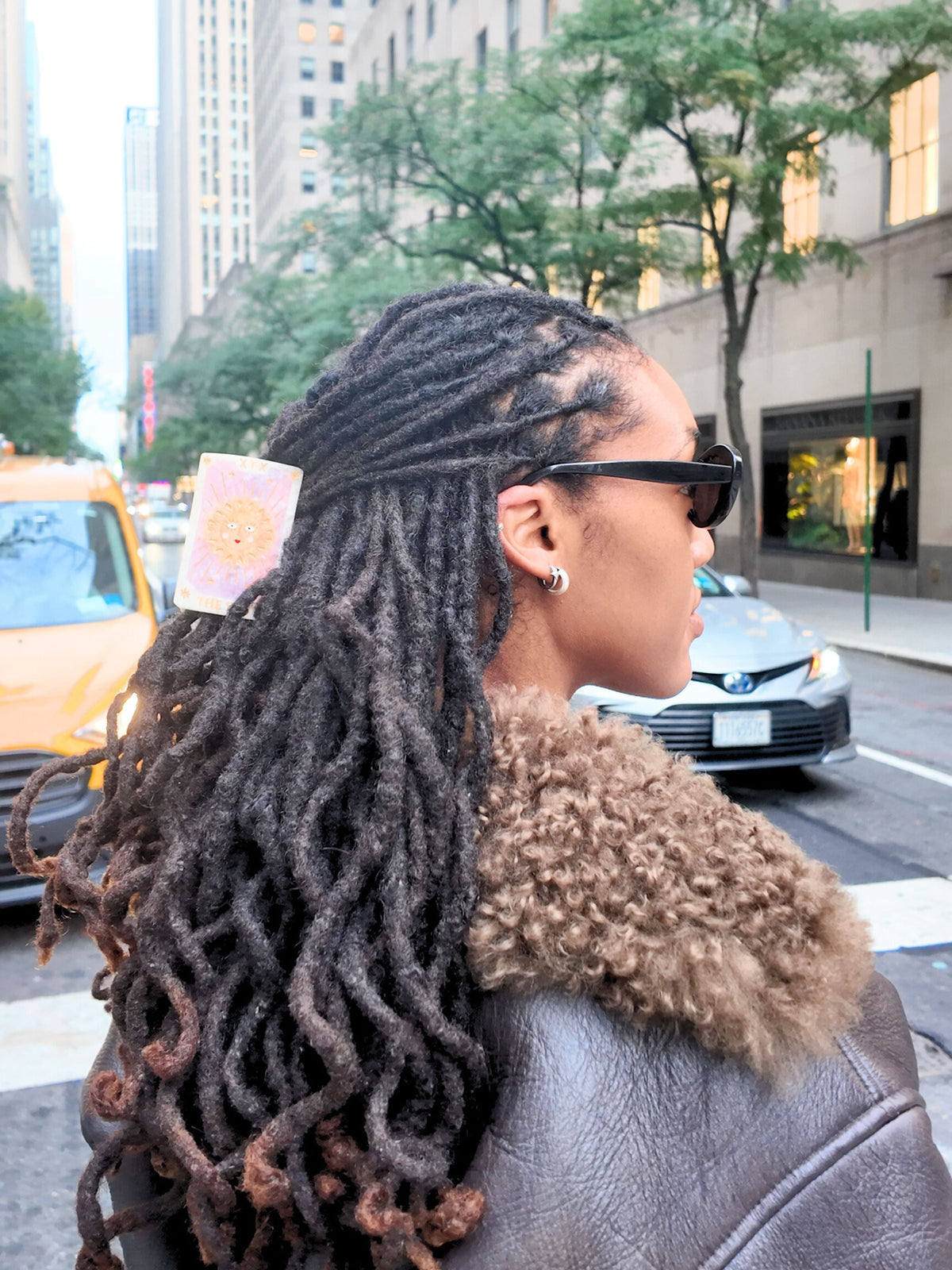 SUN TAROT CARD CLAW CLIP