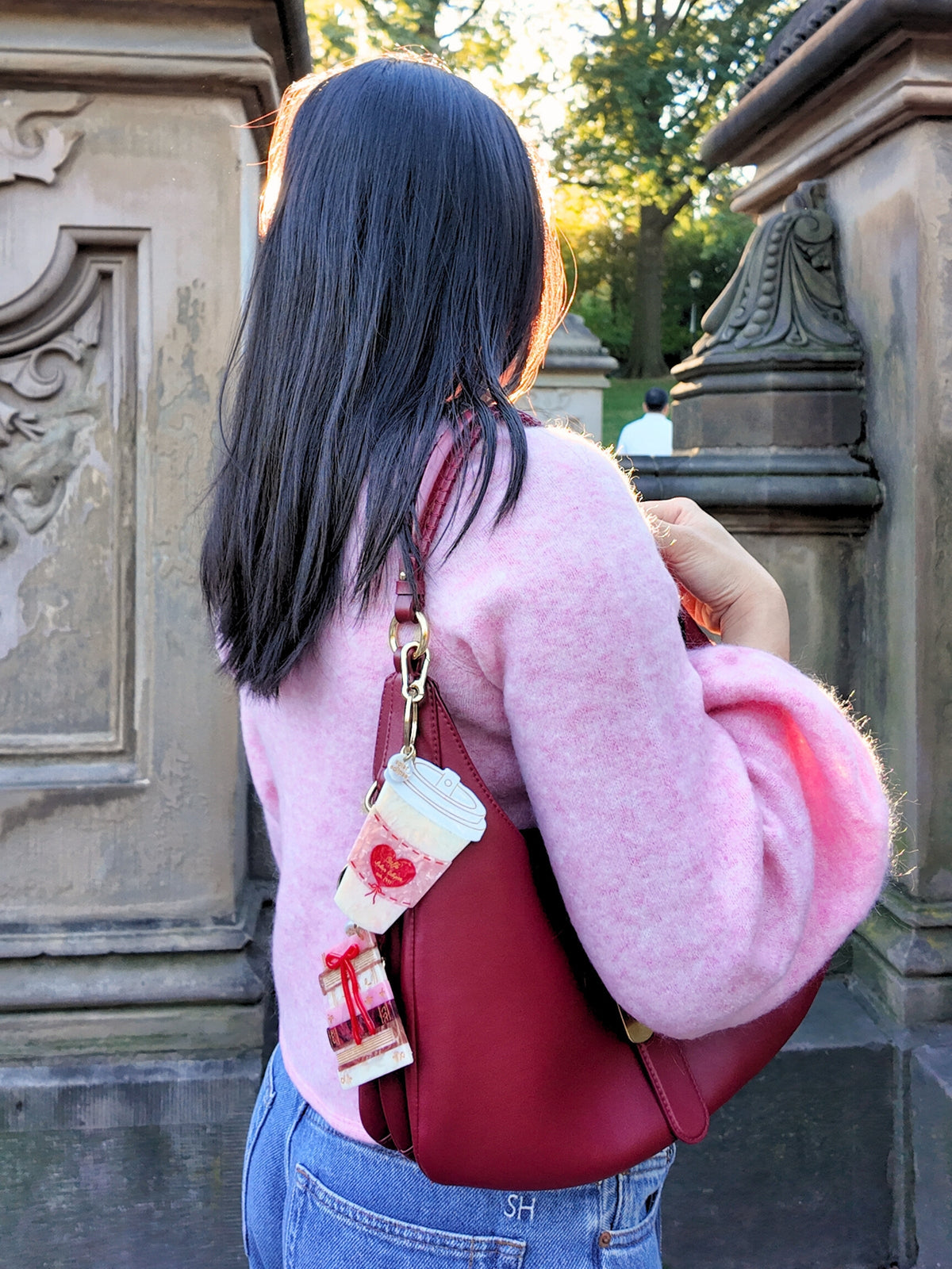 CAFE COFFEE CUP BAG CHARM