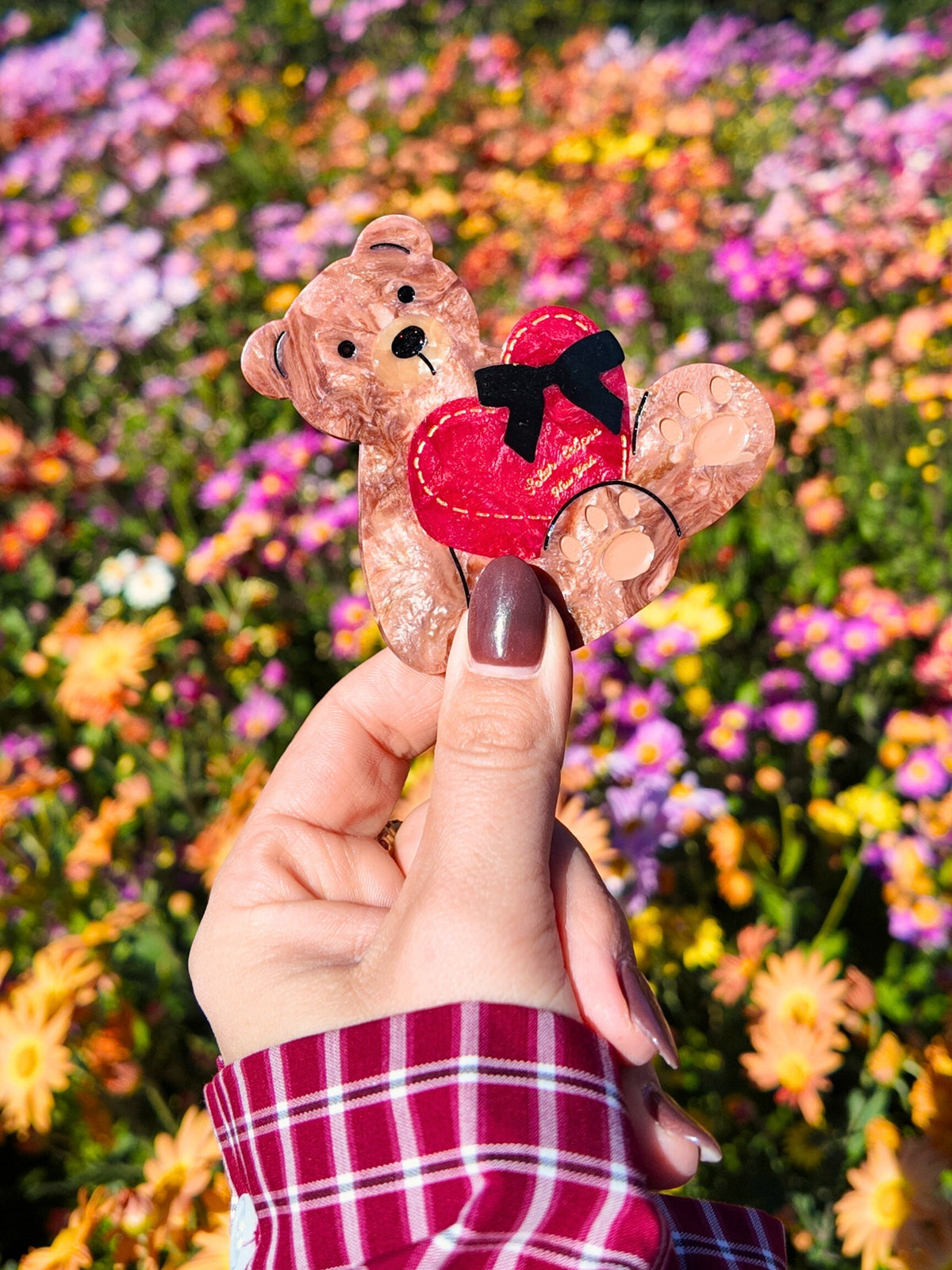 LOVE TEDDY COMPACT MIRROR