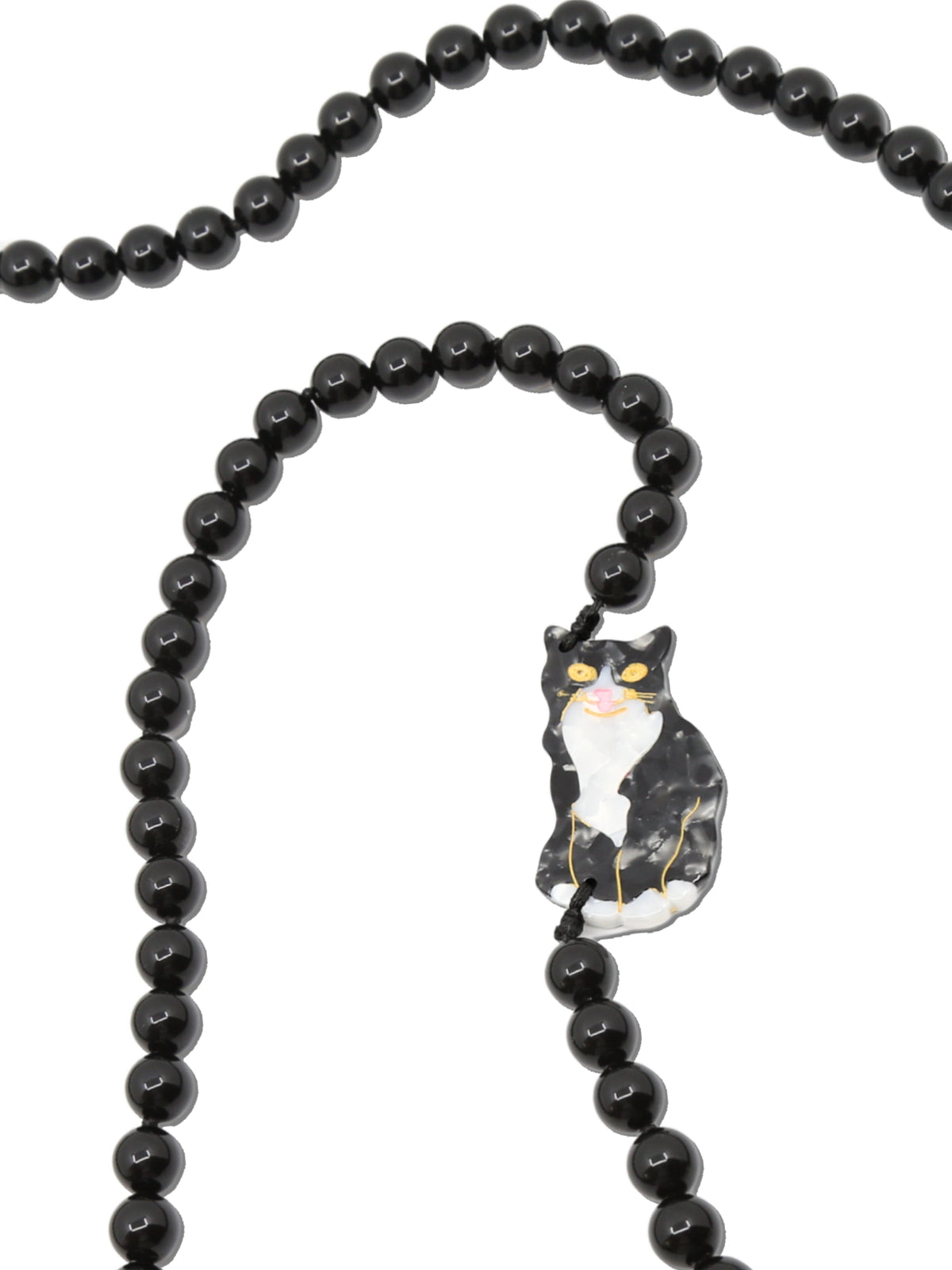 TUXEDO CAT CROSSBODY PHONE CHAIN