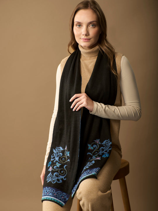EMBROIDERED SCARF