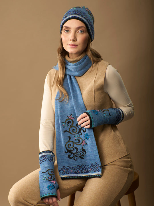 EMBROIDERED SCARF