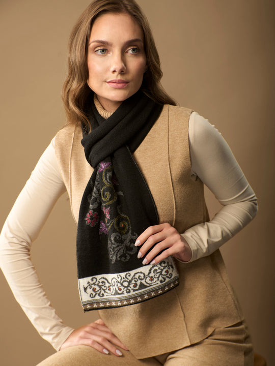 EMBROIDERED SCARF