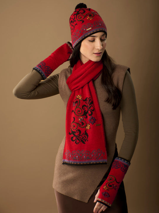 EMBROIDERED SCARF