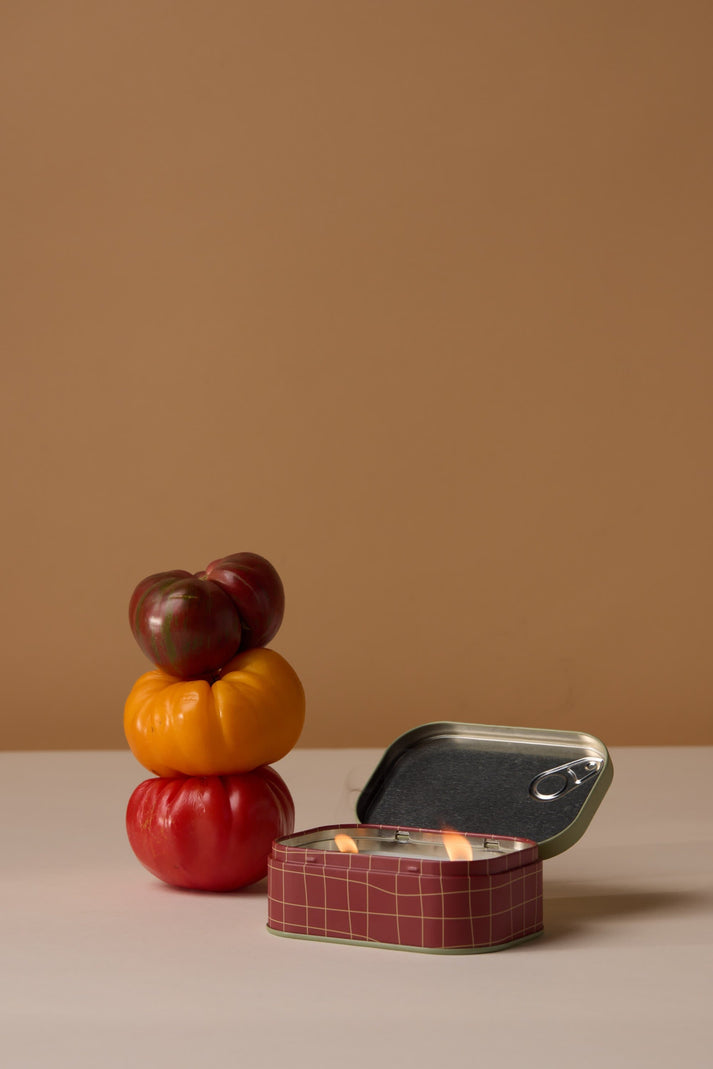 BISTRO TIN TOMATO CANDLE
